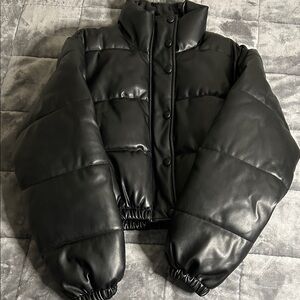 Women's Black Puffer Jacket